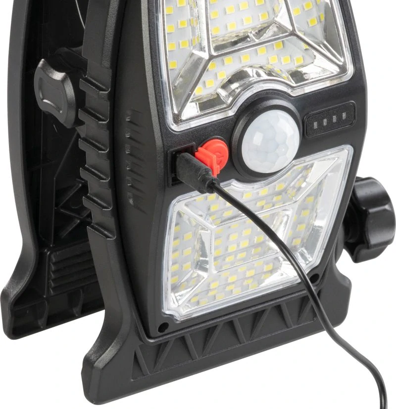 Lampa Strend Pro, 92x LED, 600lm, solárne nabíjanie, pohybový senzor, USB-C výstup