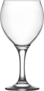 Pohár Misket, LAV, sklenený, na víno, 365 ml, 75x177 mm, bal. 6 ks