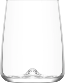 Pohár Terra, LAV, sklenený, na vodu, 360 ml, 64x100 mm, bal. 6 ks